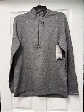 Men's Quarter-Zip Performance Pullover - Gray
